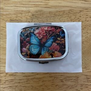 New Floral Butterfly Pill Case